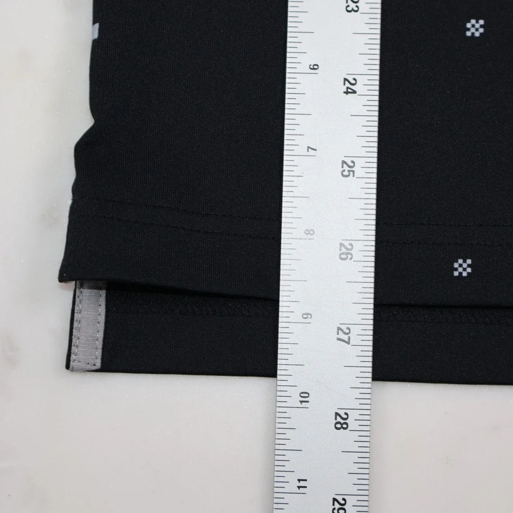 Nike Dri-FIT Bandon Dunes Golf Resort Polo Shirt Black Geometric Mens Medium